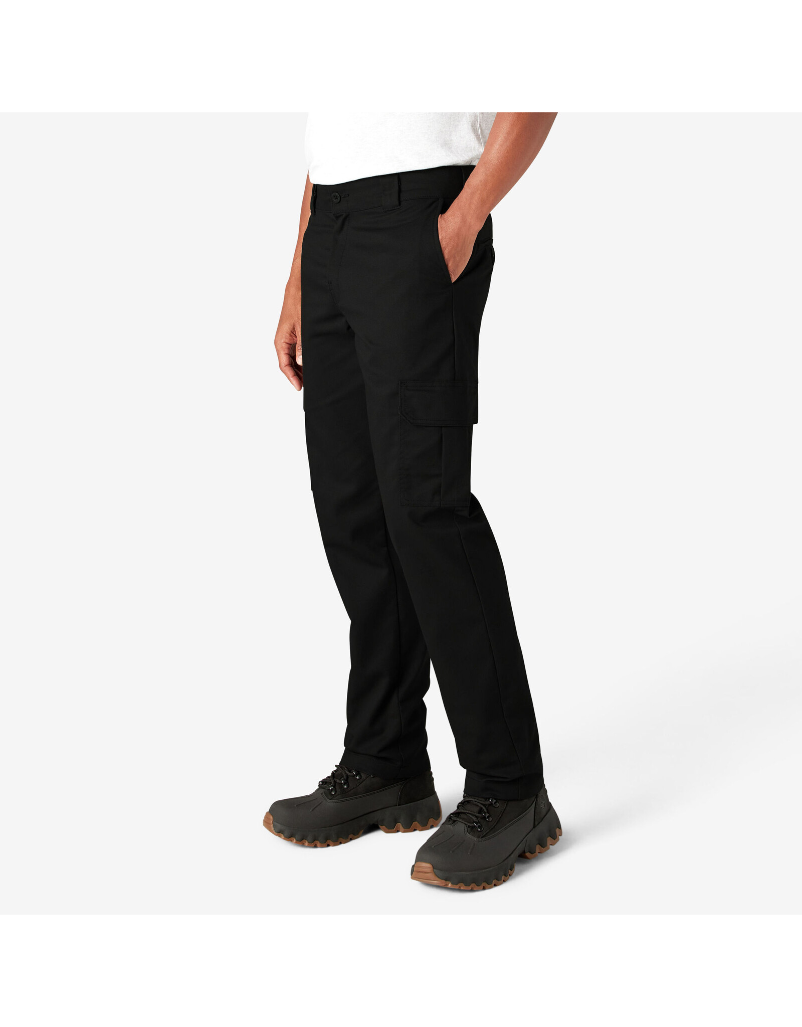 DICKIES FLEX Slim Fit Straight Leg Cargo Pants Desert Khaki - WP594DS