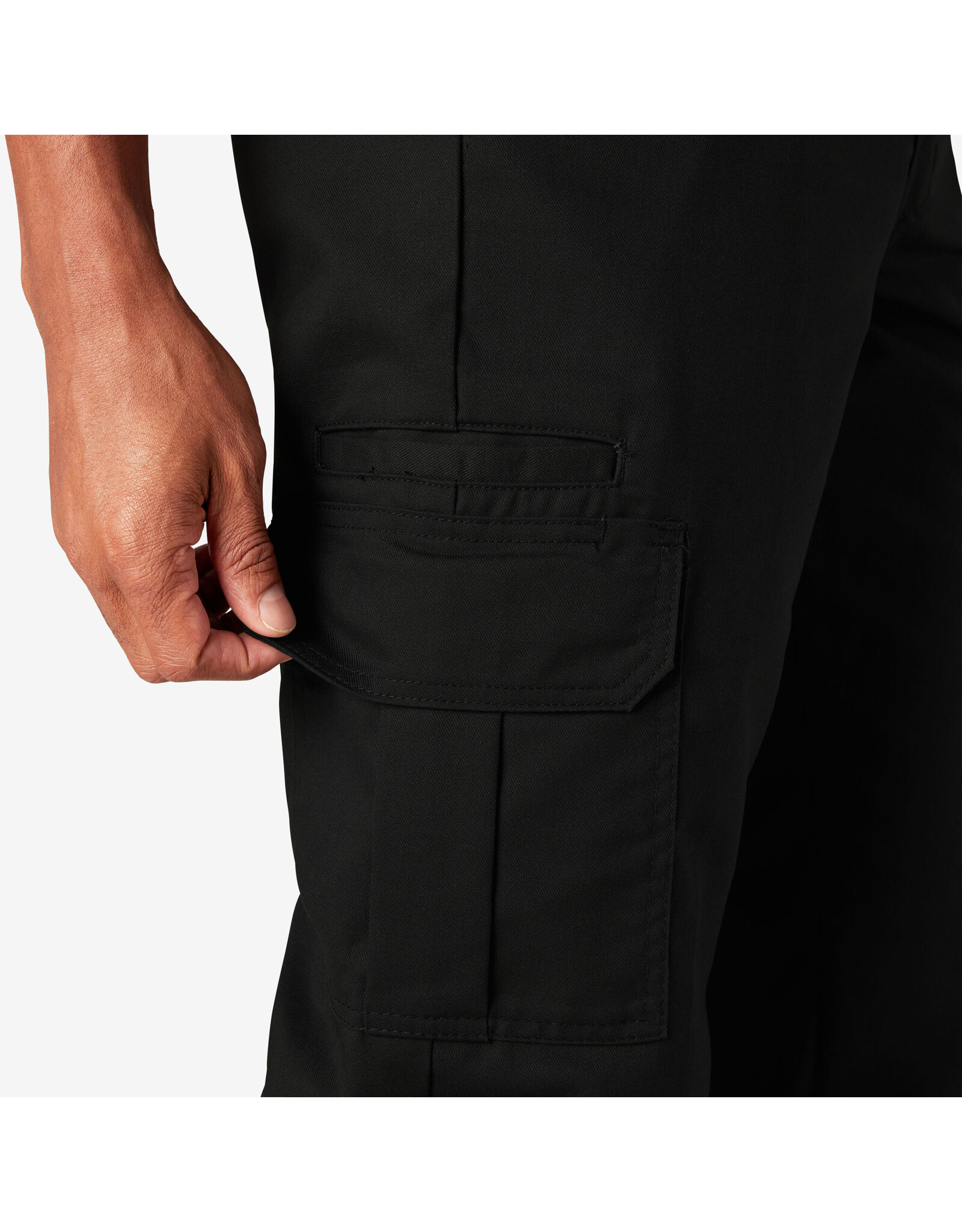 DICKIES FLEX Slim Fit Straight Leg Cargo Pants Desert Khaki - WP594DS