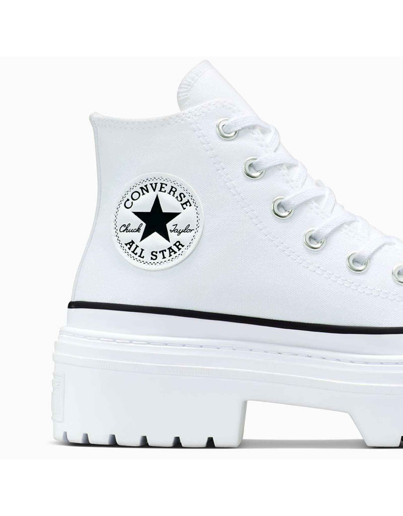 CTAS LUGGED HEEL HI WHITE / BLACK / EGRET C494WH-A10364C