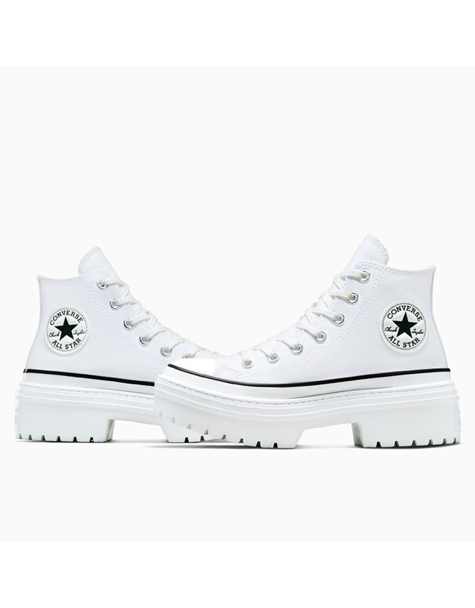 CTAS LUGGED HEEL HI WHITE / BLACK / EGRET C494WH-A10364C