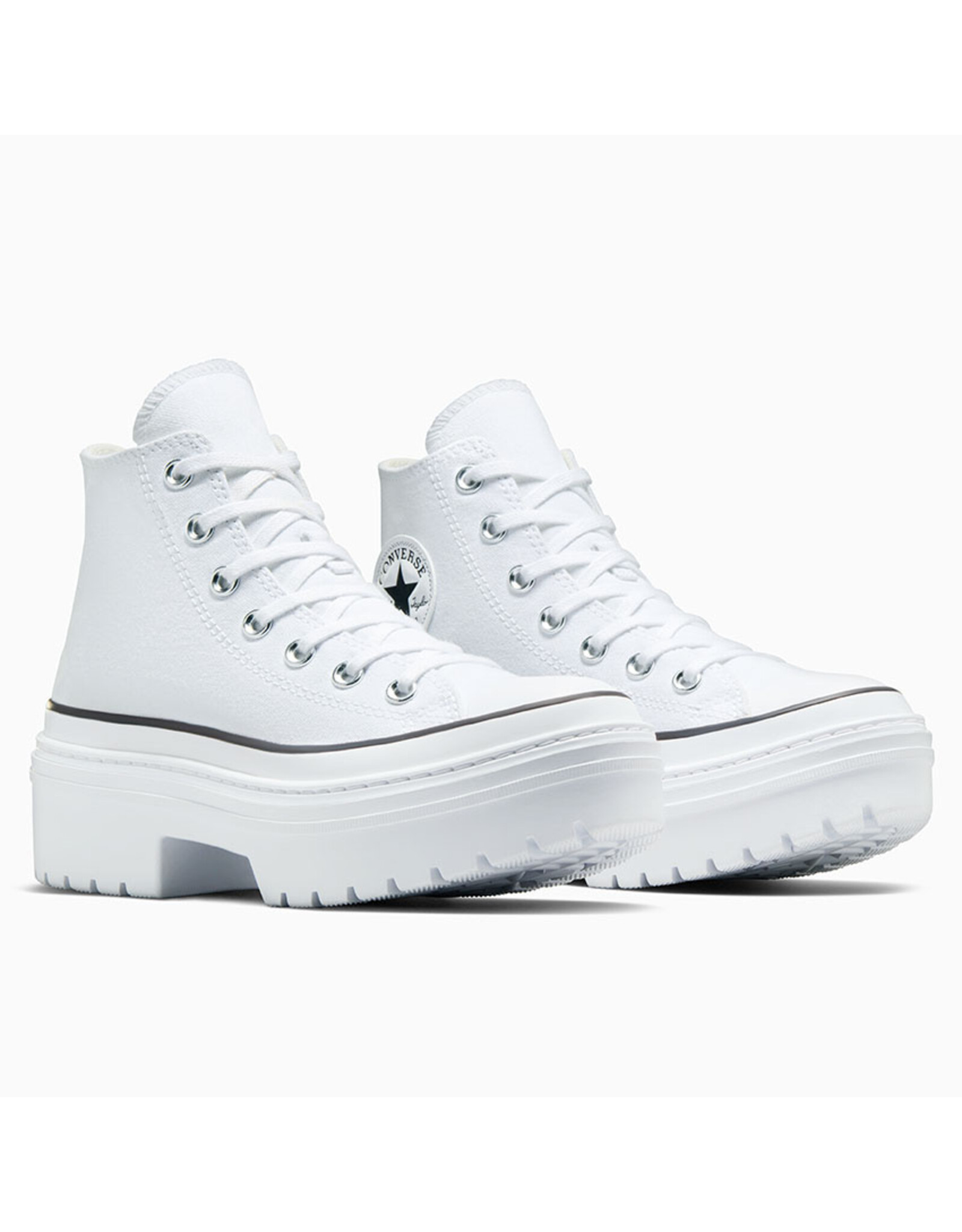 CTAS LUGGED HEEL HI WHITE / BLACK / EGRET C494WH-A10364C