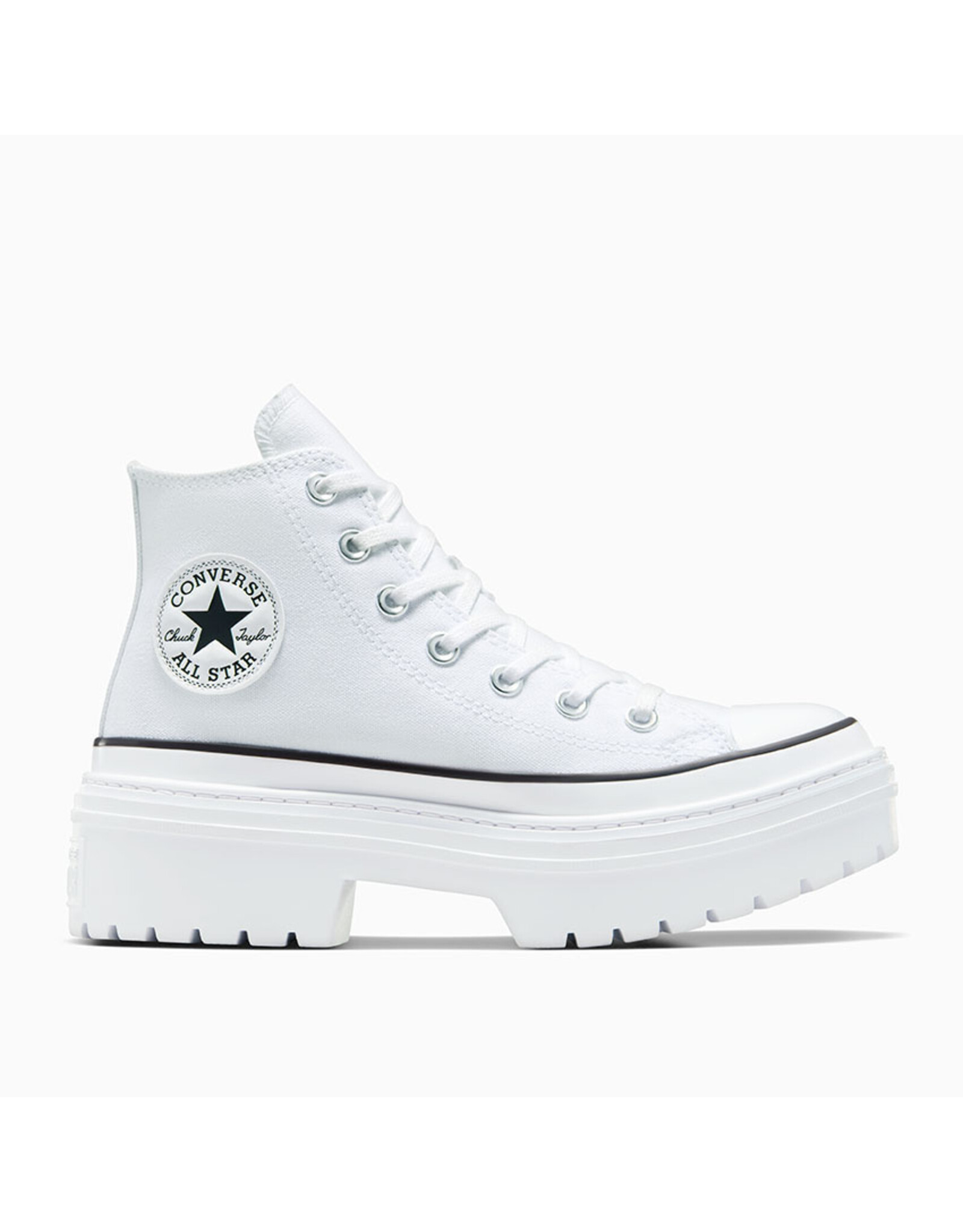 CTAS LUGGED HEEL HI WHITE / BLACK / EGRET C494WH-A10364C