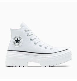 CTAS LUGGED HEEL HI WHITE / BLACK / EGRET C494WH-A10364C