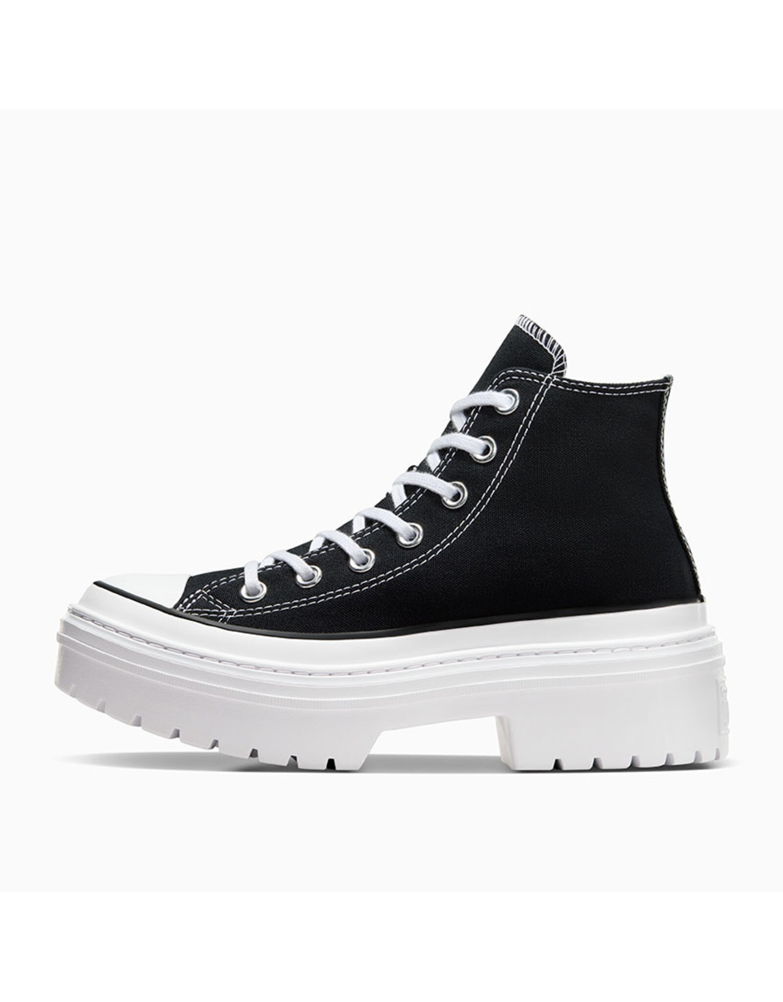 CTAS LUGGED HEEL HI BLACK / WHITE / EGRET C494BH-A08258C