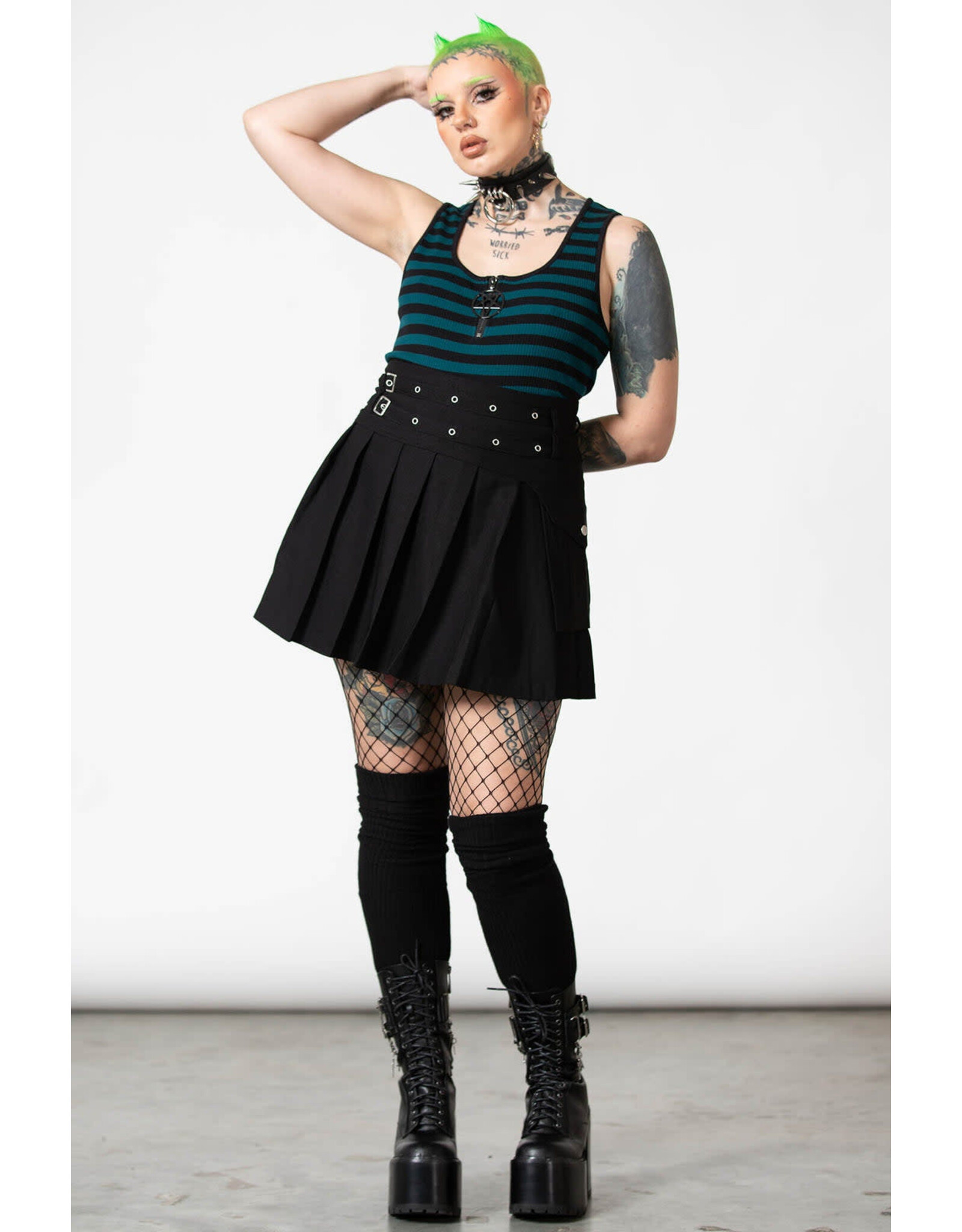 POSSESSED Rib Vest - green