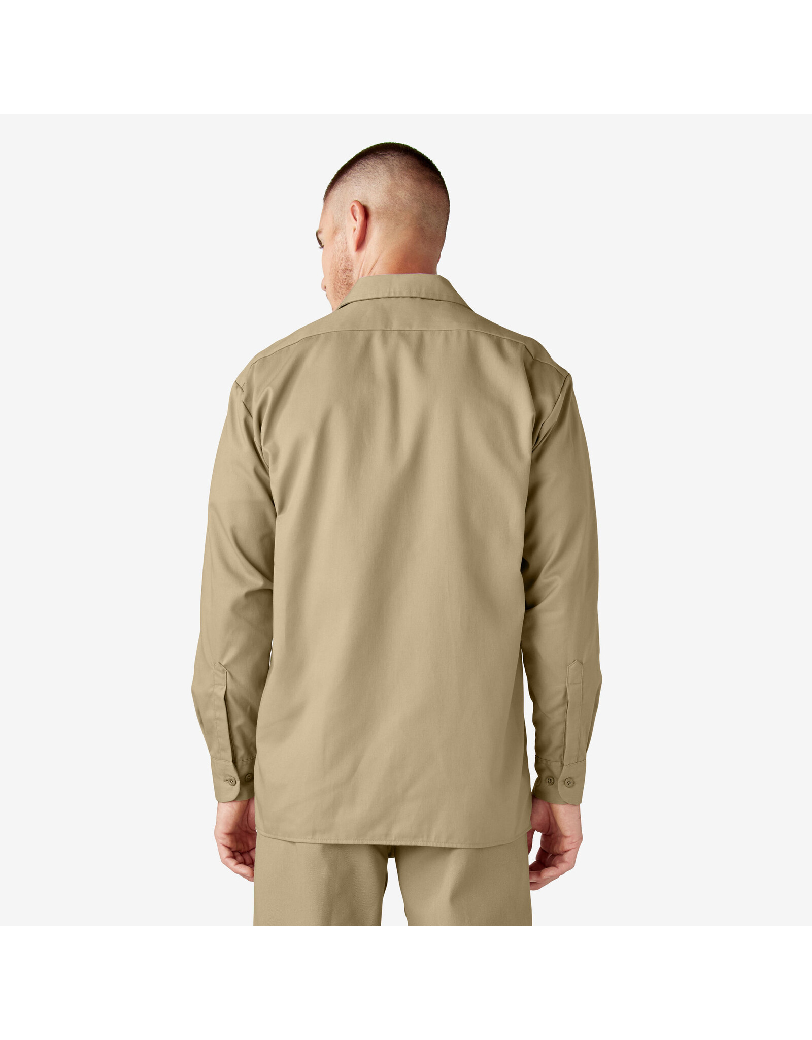DICKIES Long Sleeve Work Shirt Khaki Original Fit - 574KH