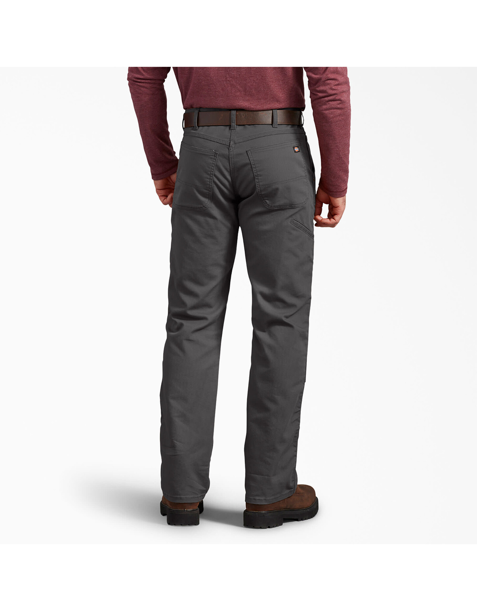 DICKIES FLEX Regular Fit Duck Double Knee Pants Stonewashed Gray - DP903SSL