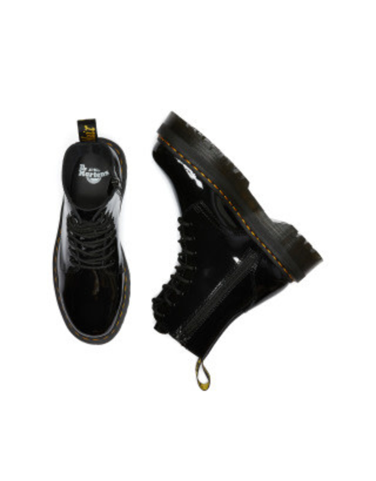 JADON BLACK PATENT LAMPER 853PB-R26646001
