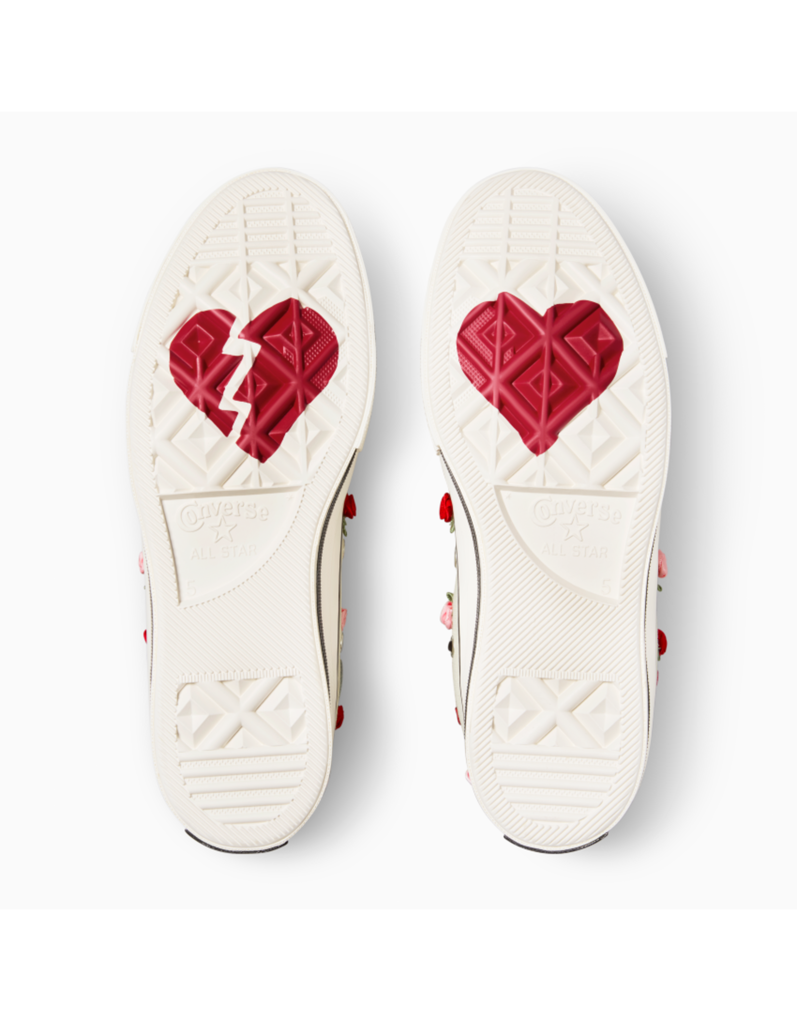 CHUCK 70 VALENTINE HI EGRET/RED/OFF WHITE C570VAL- A10637C