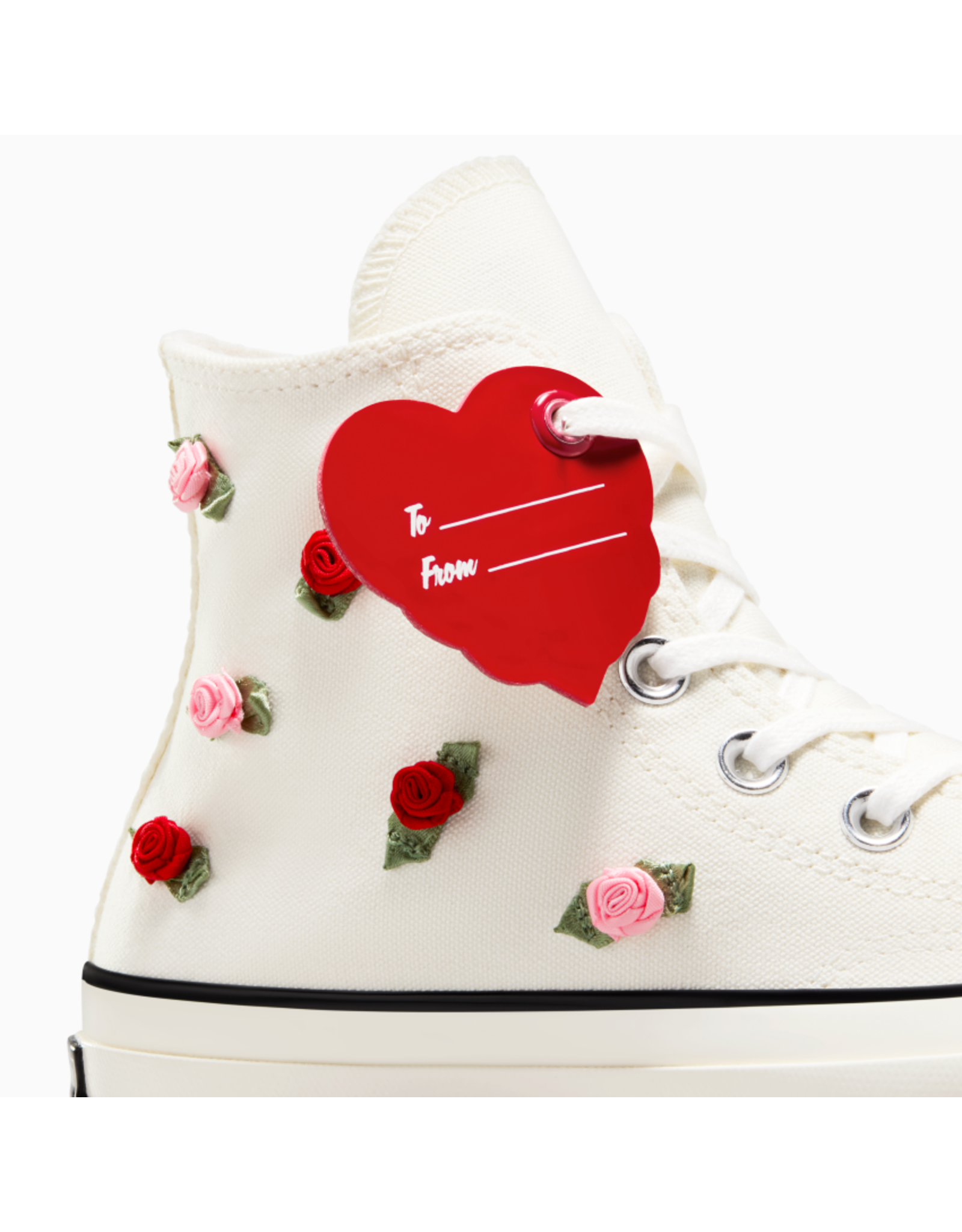 CHUCK 70 VALENTINE HI EGRET/RED/OFF WHITE C570VAL- A10637C
