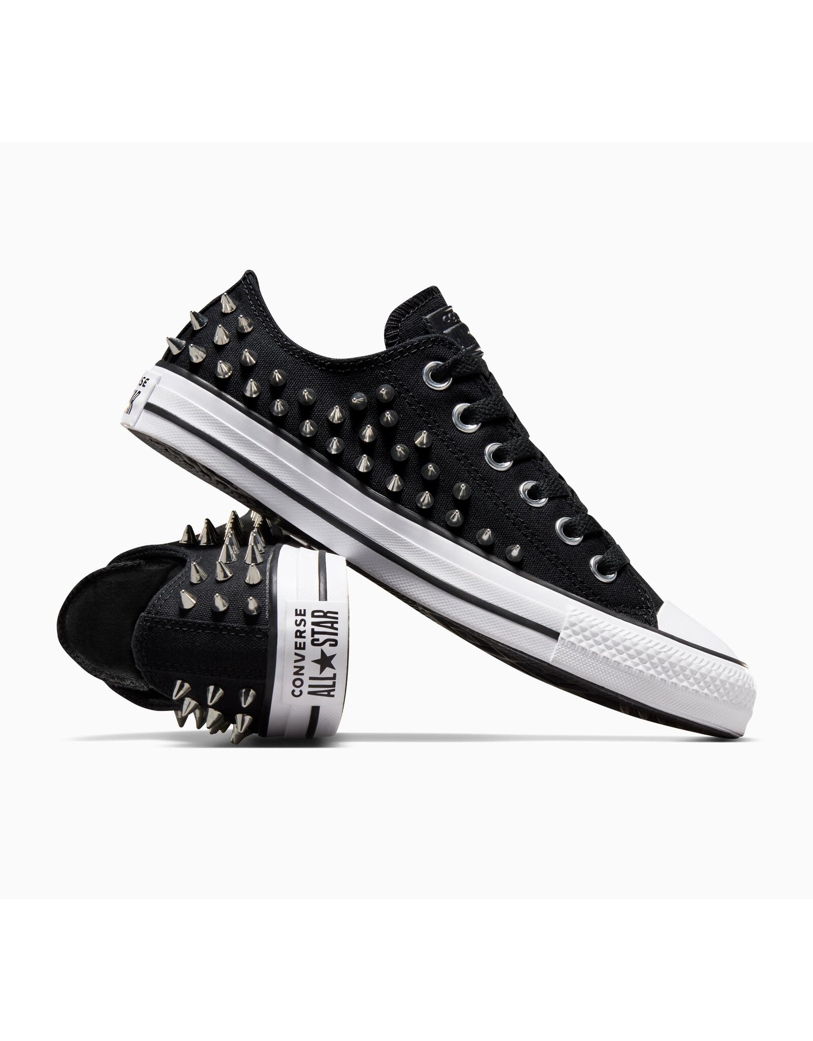 CTAS STUDDED BLACK/SILVER/WHITE C18STUS - A06454C