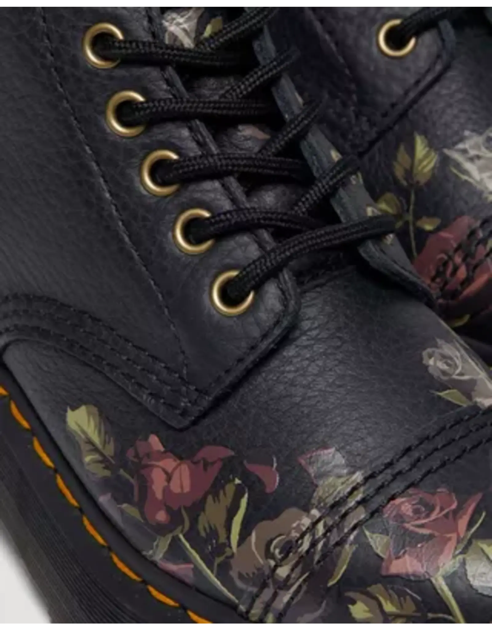 SINCLAIR BLACK DECAYED ROSES CLASSIC TUMBLED NAPPA 851ROC-R32050001