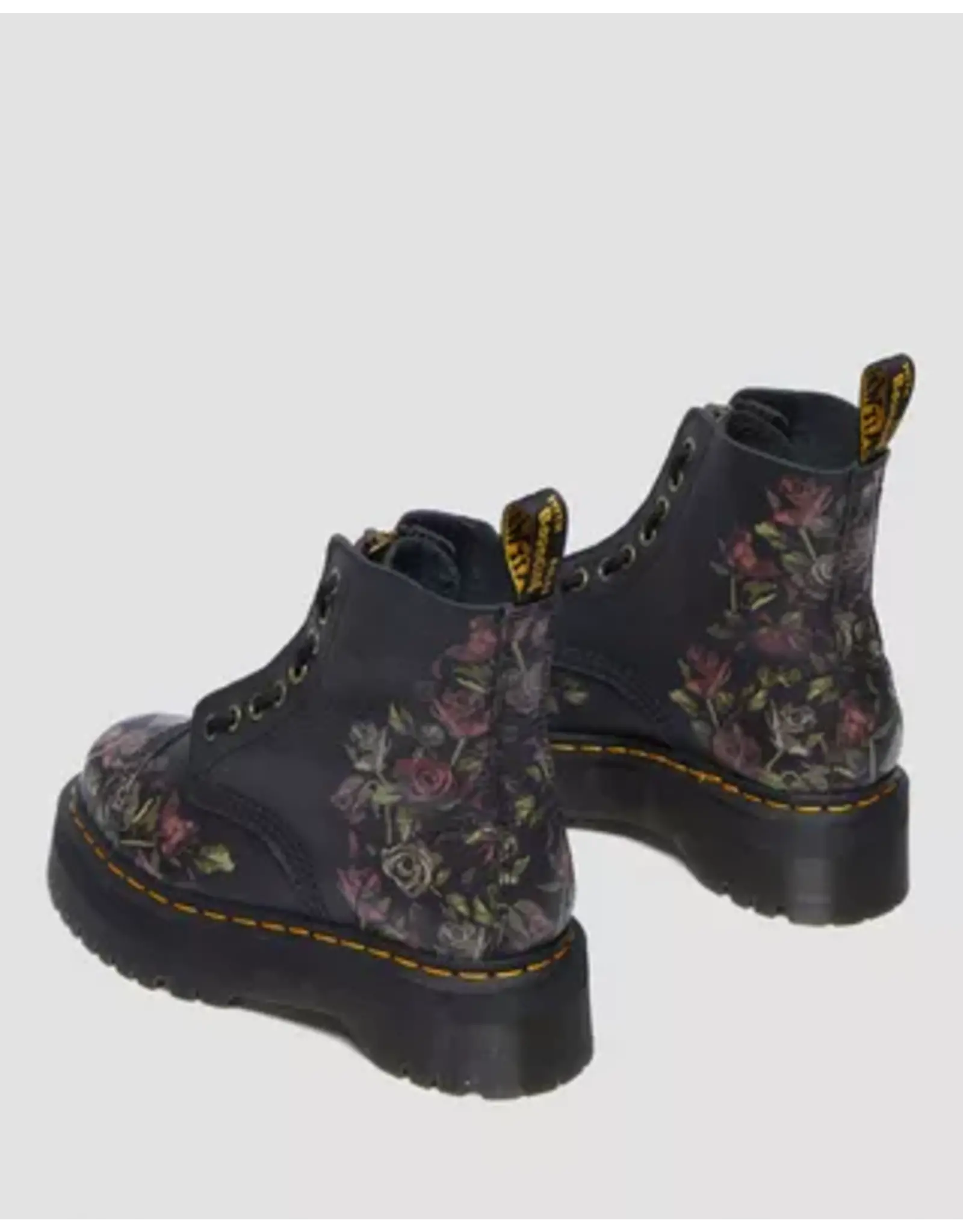 SINCLAIR BLACK DECAYED ROSES CLASSIC TUMBLED NAPPA 851ROC-R32050001
