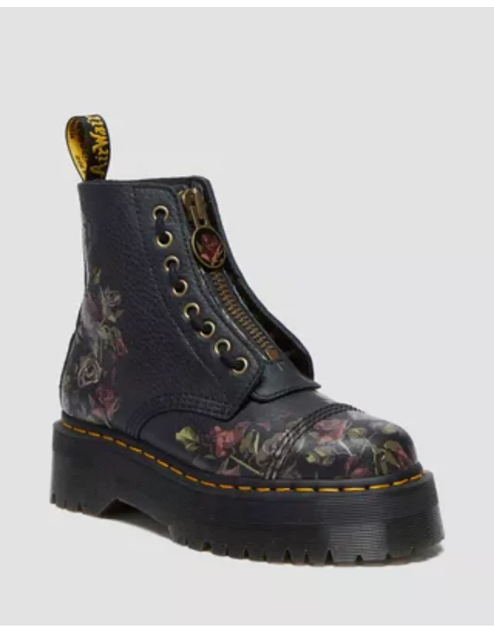 SINCLAIR BLACK DECAYED ROSES CLASSIC TUMBLED NAPPA 851ROC-R32050001