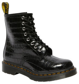 1460 W BLACK PATENT LAMPER CROC 815CROC-R26262001