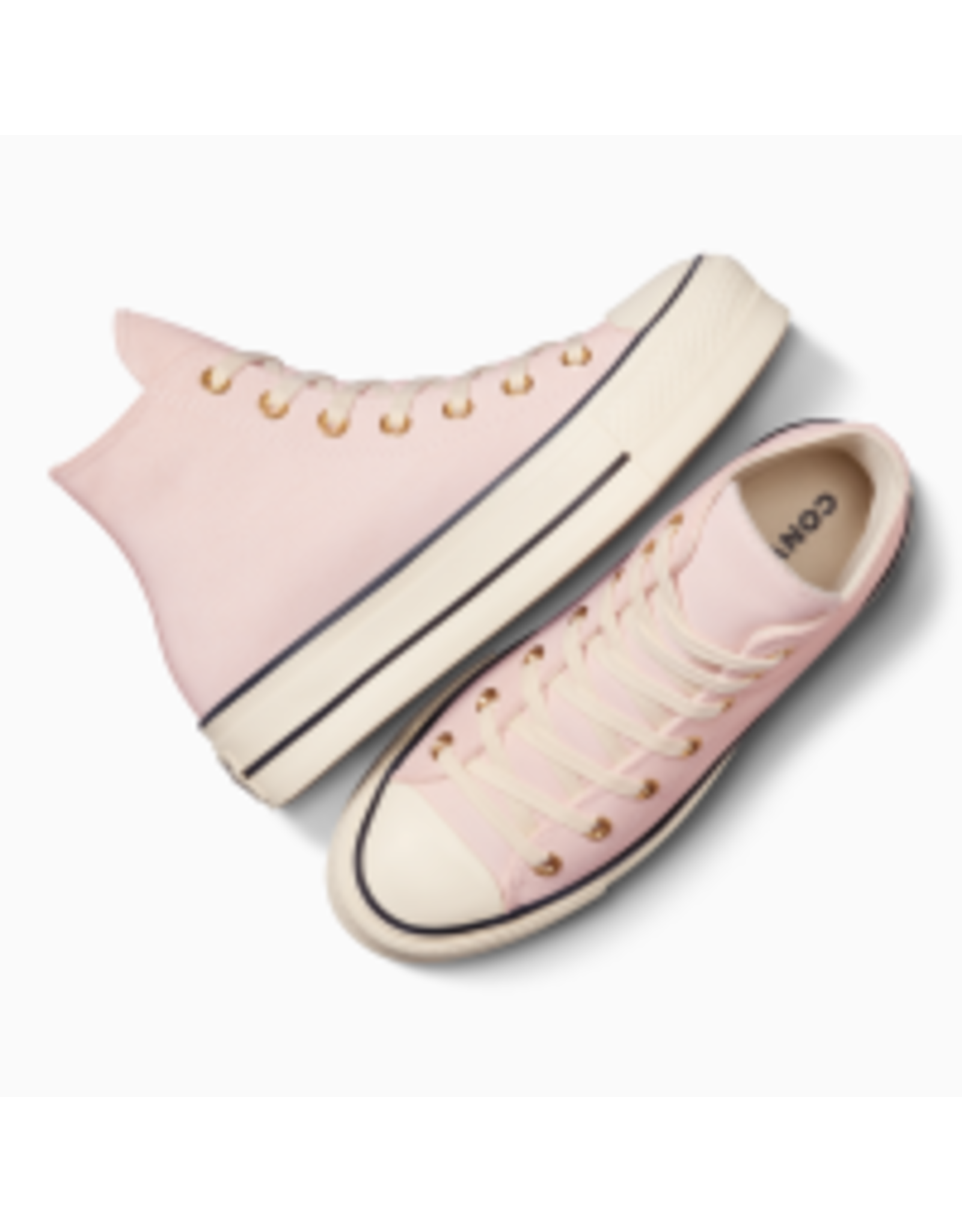 CTAS LIFT HI SUEDE PALE PETAL/NATURAL IVORY C25LPP - A13823C