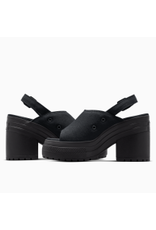 CHUCK 70 DE LUXE HEEL MULE SLIP BLACK MONO C570HBM - A12567C