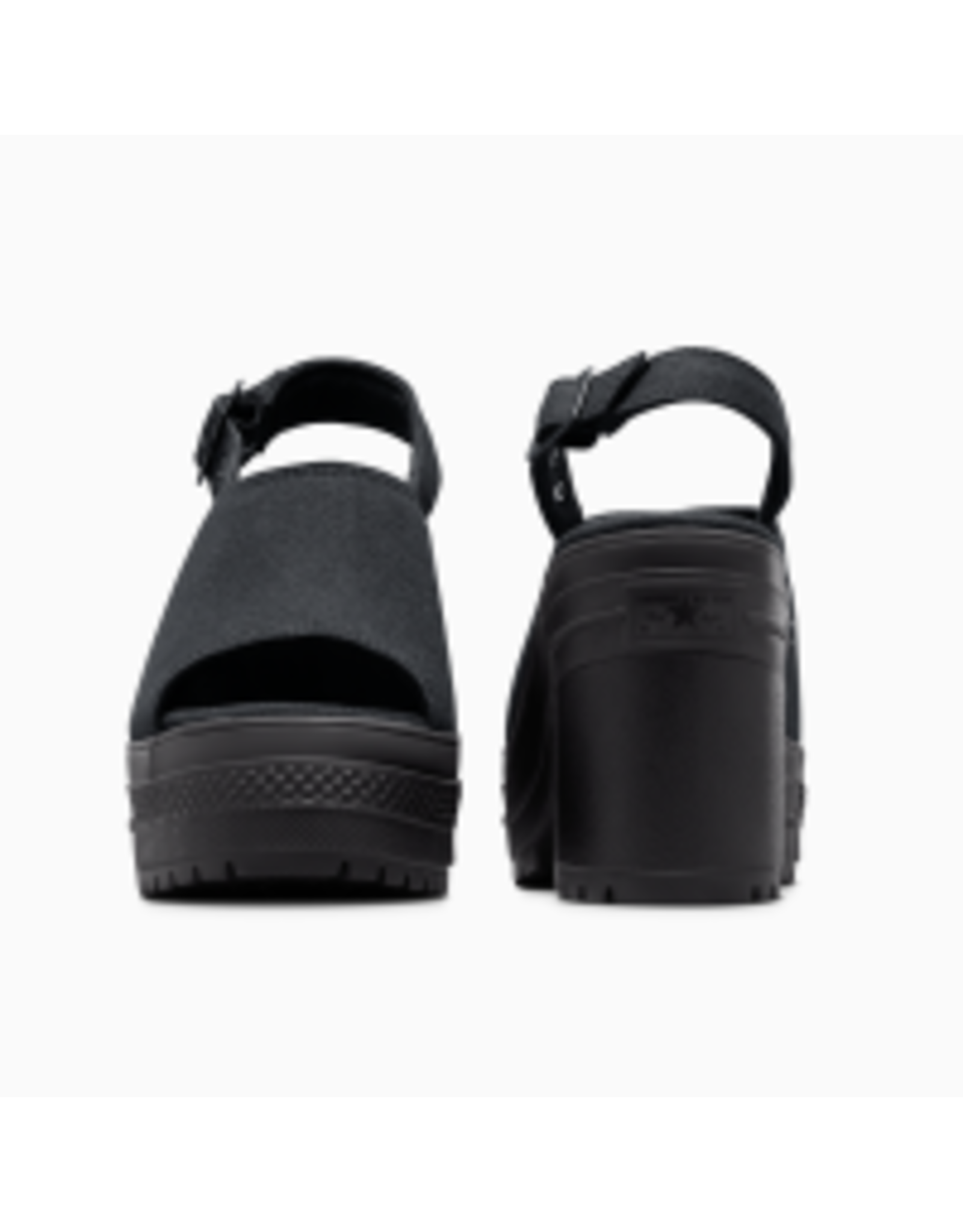 CHUCK 70 DE LUXE HEEL MULE SLIP BLACK MONO C570HBM - A12567C