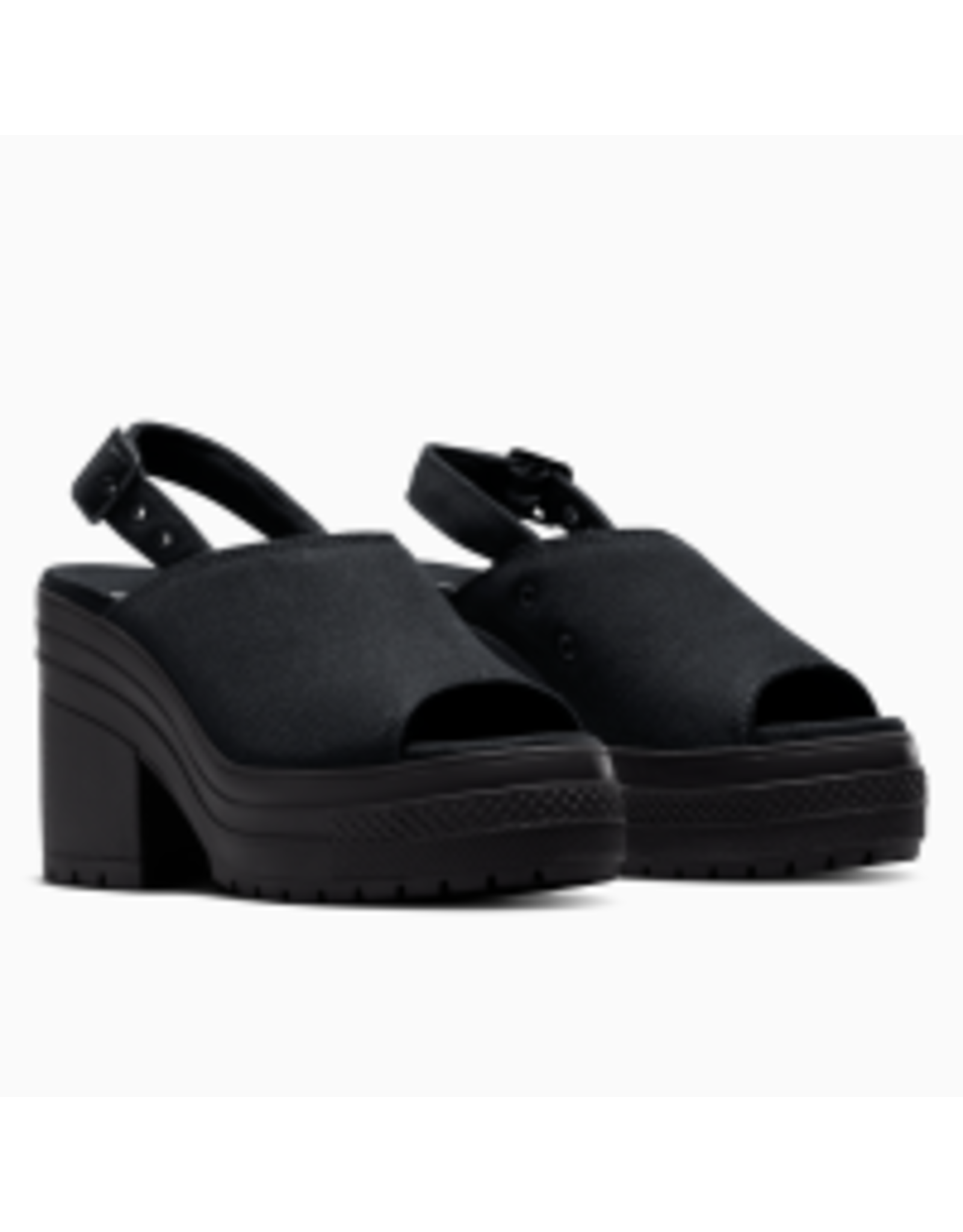 CHUCK 70 DE LUXE HEEL MULE SLIP BLACK MONO C570HBM - A12567C