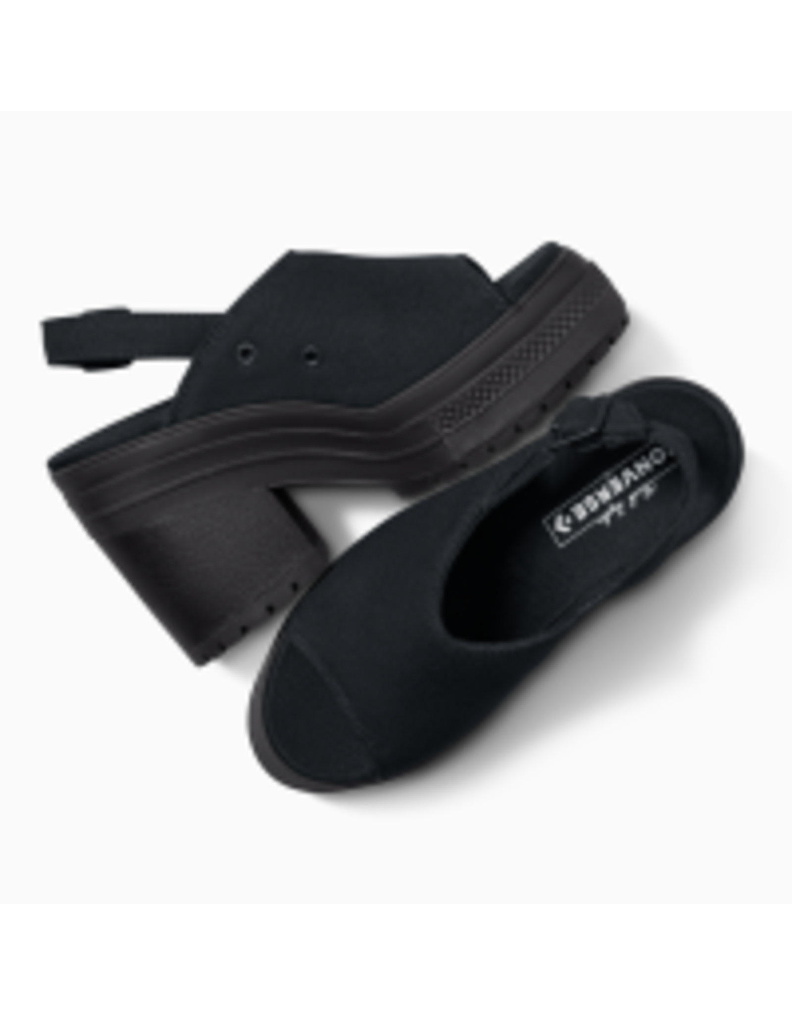 CHUCK 70 DE LUXE HEEL MULE SLIP BLACK MONO C570HBM - A12567C