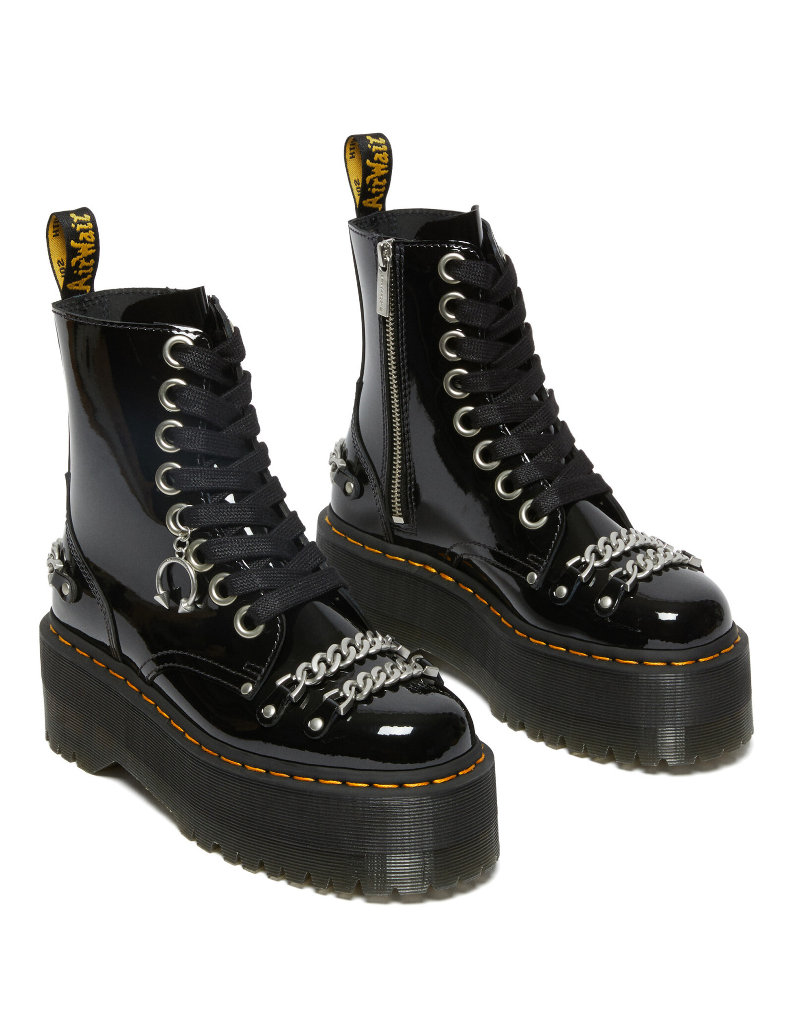 JADON MAX CHAIN PATENT BLACK 857PBCH-R27309001