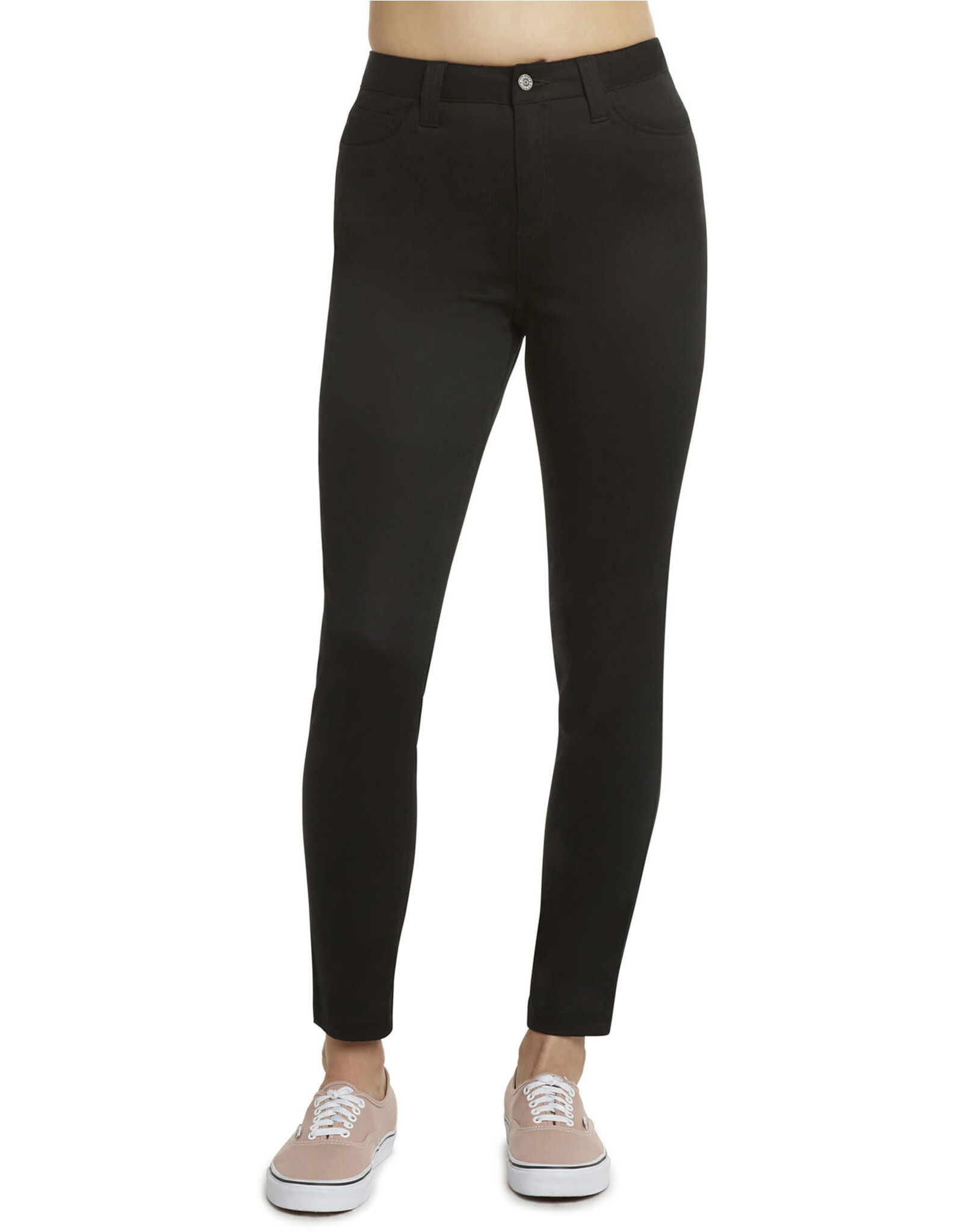 DICKIES Women's High-Rise Skinny Pants Black - J1000HHBK