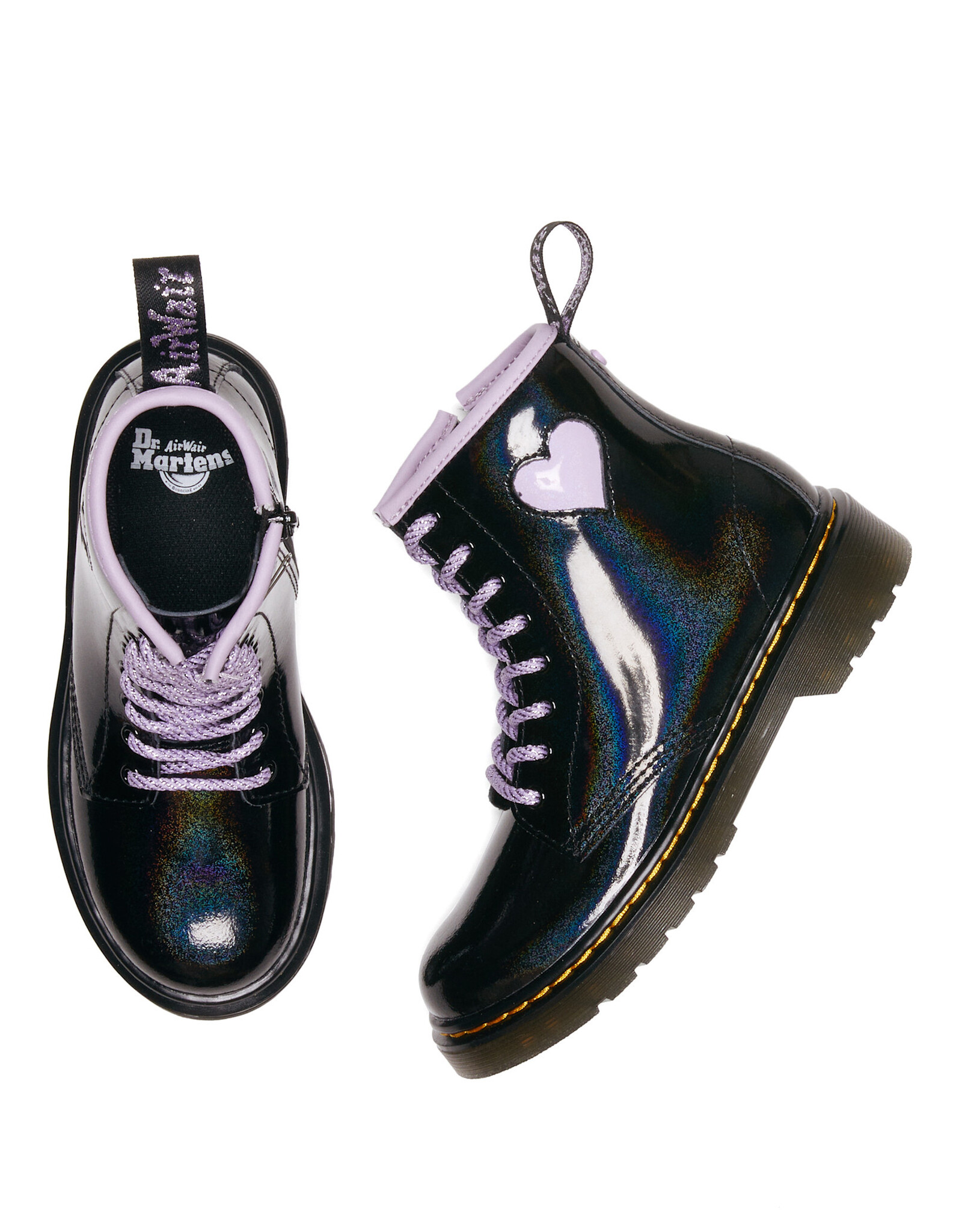 1460 J BLACK & LILAC GALAXY SHIMMER + LILAC PU Y815JBLG-R30568035