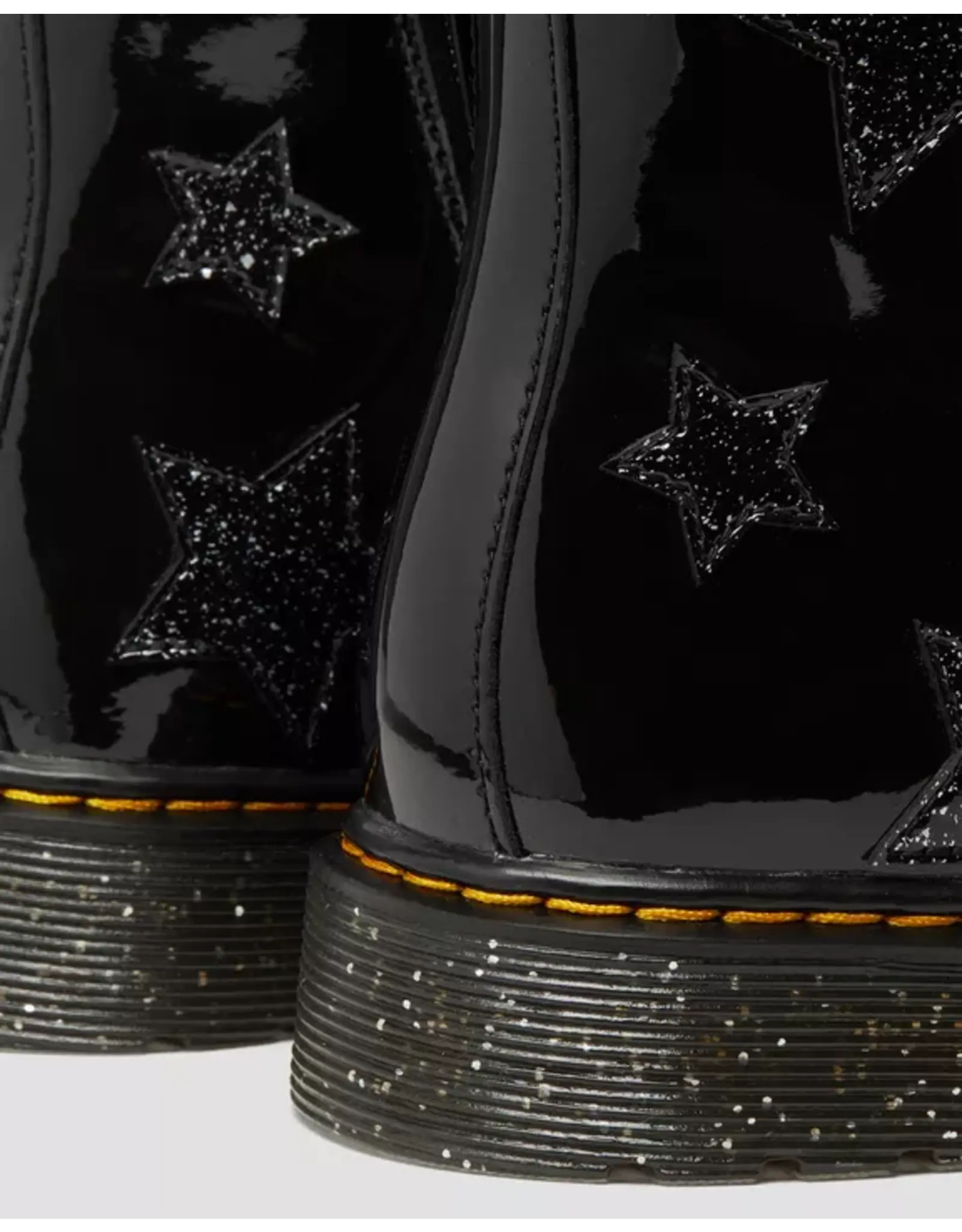 1460 YOUTH BLACK PATENT LAMPER + COSMIC GLITTER Y815YBS-R27060001