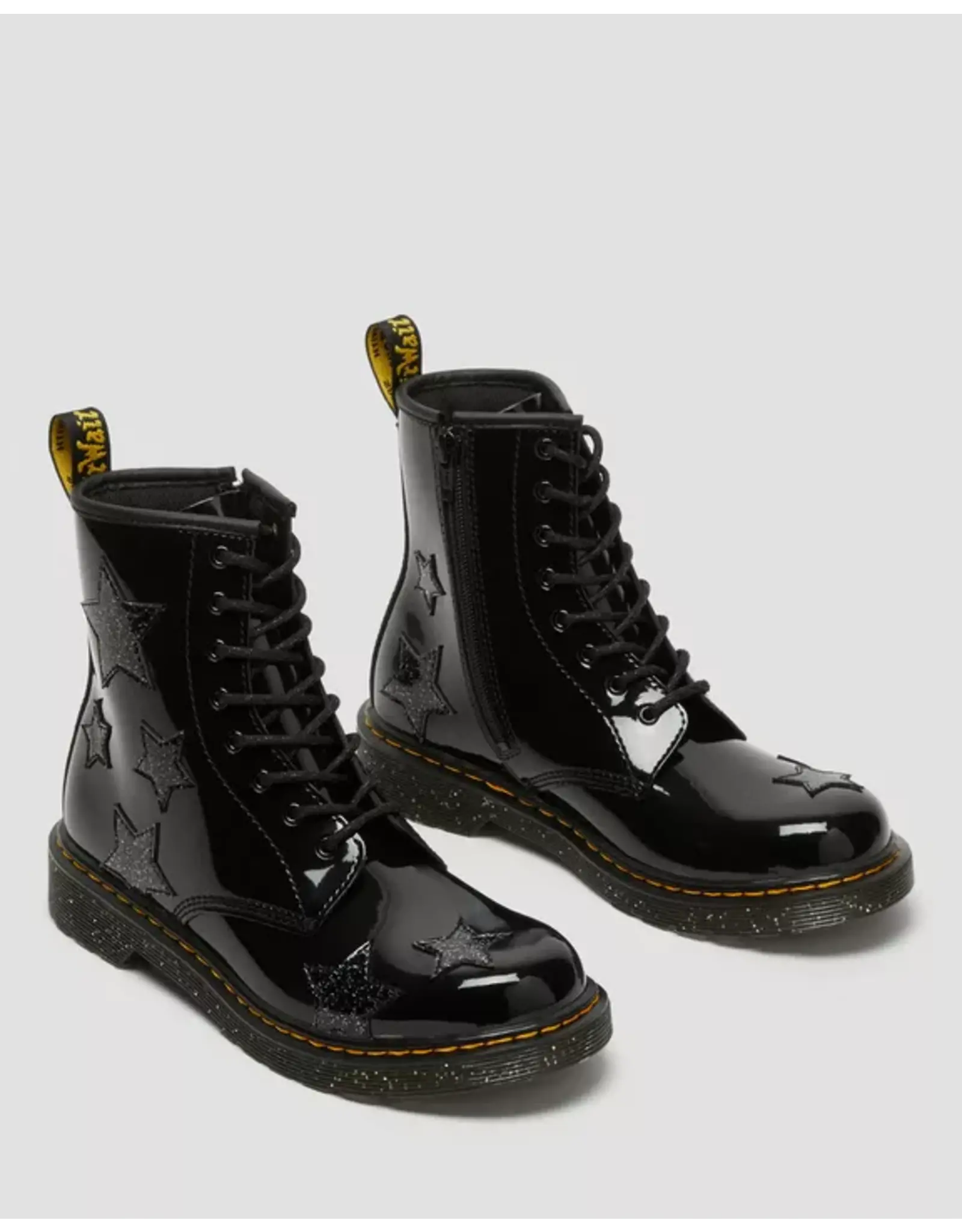 1460 YOUTH BLACK PATENT LAMPER + COSMIC GLITTER Y815YBS-R27060001