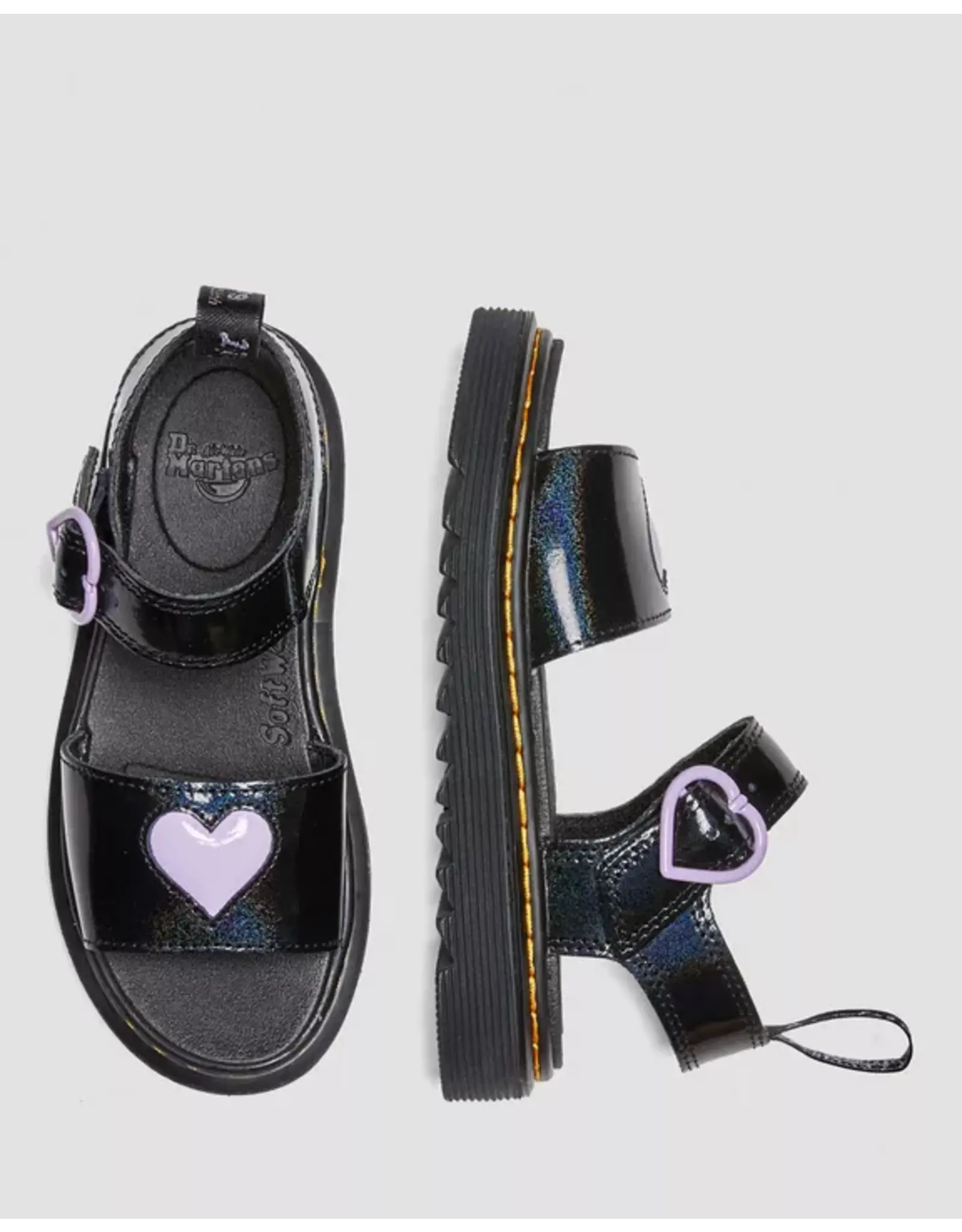 MARLOWE J HEARTS BLACK/LILAC GALAXY SHIMMER YM84JHBL-R30751001