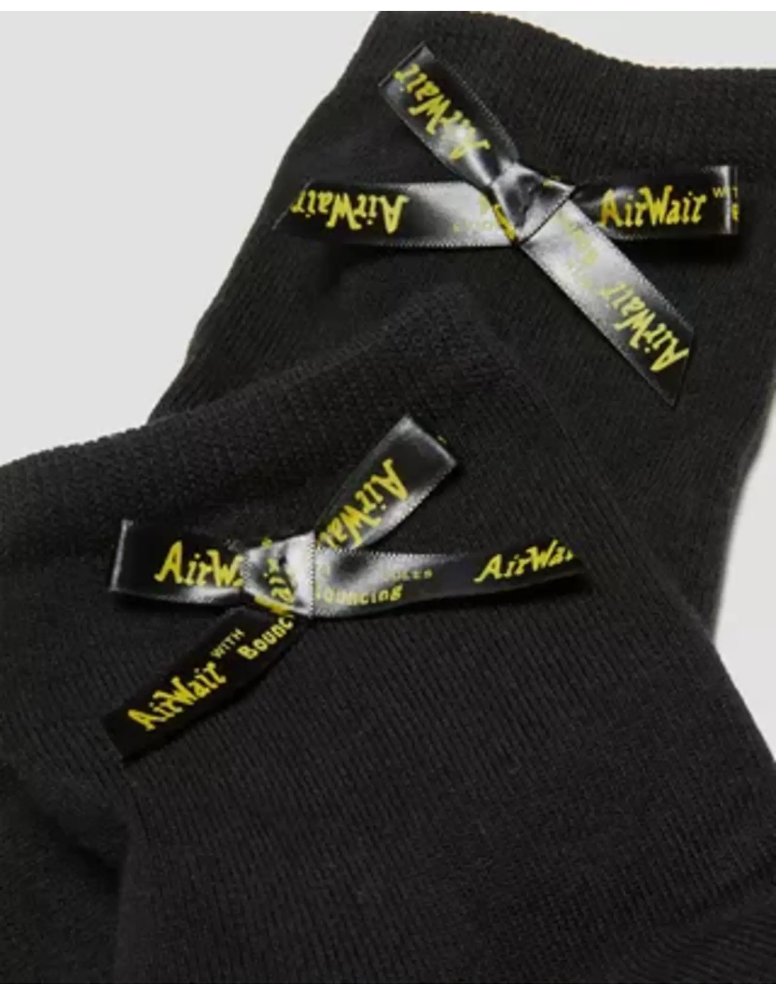 BOW SOCK BLACK COTTON BLEND-AD044101