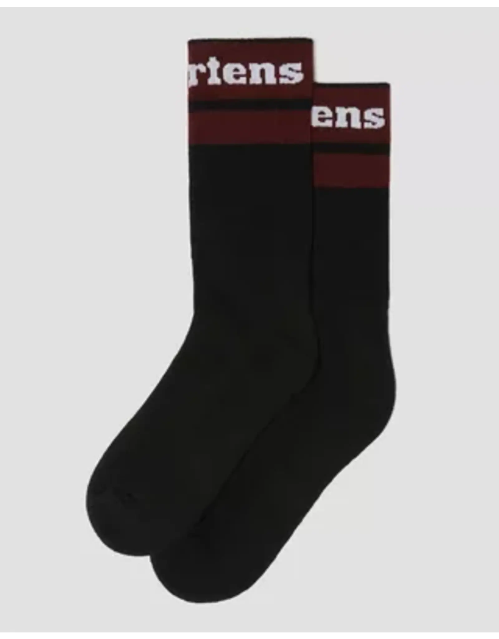 Athletic Logo Socks Black/Cherry/White