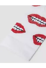 White Lip Sock