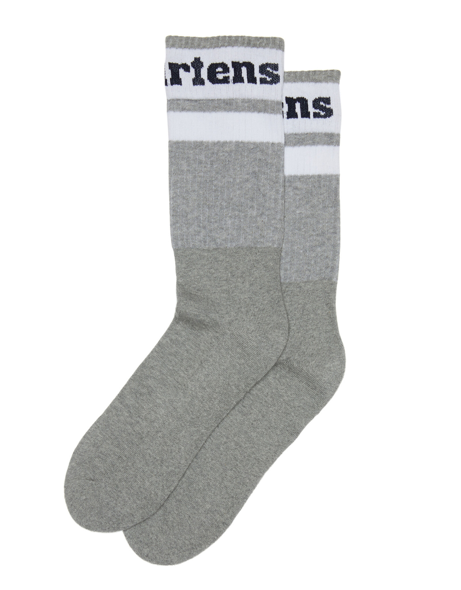 - Athletic Logo Sock Light Grey Cotton Blend