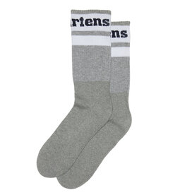 - Athletic Logo Sock Light Grey Cotton Blend
