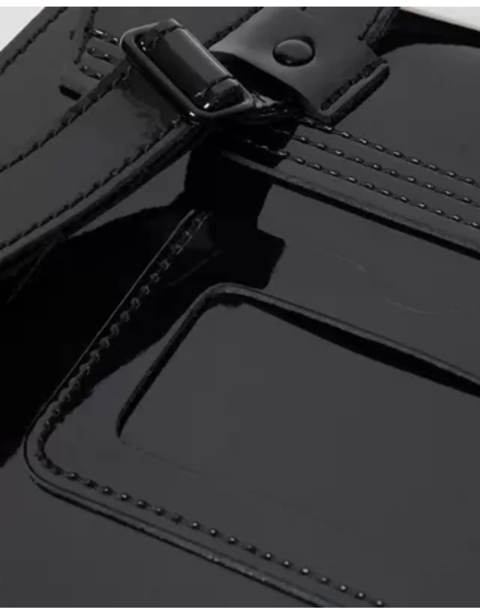 Mini Backpack BLACK PATENT LAMPER