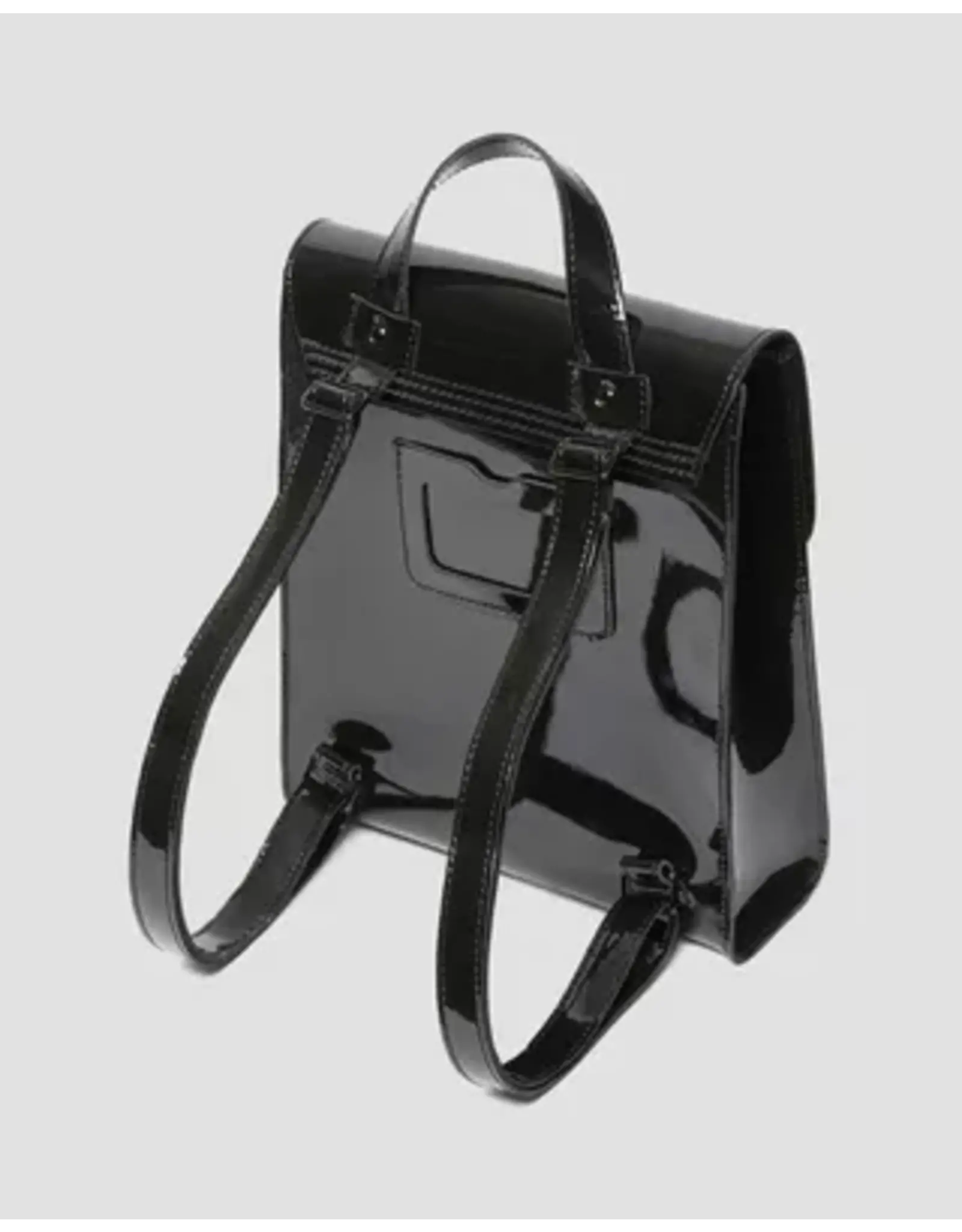 Mini Backpack BLACK PATENT LAMPER