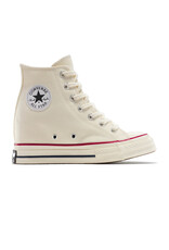 CHUCK 70 WEDGE EGRET/BLACK/RED C470WW - A12562C