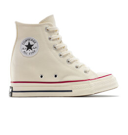 CHUCK 70 WEDGE EGRET/BLACK/RED C470WW - A12562C
