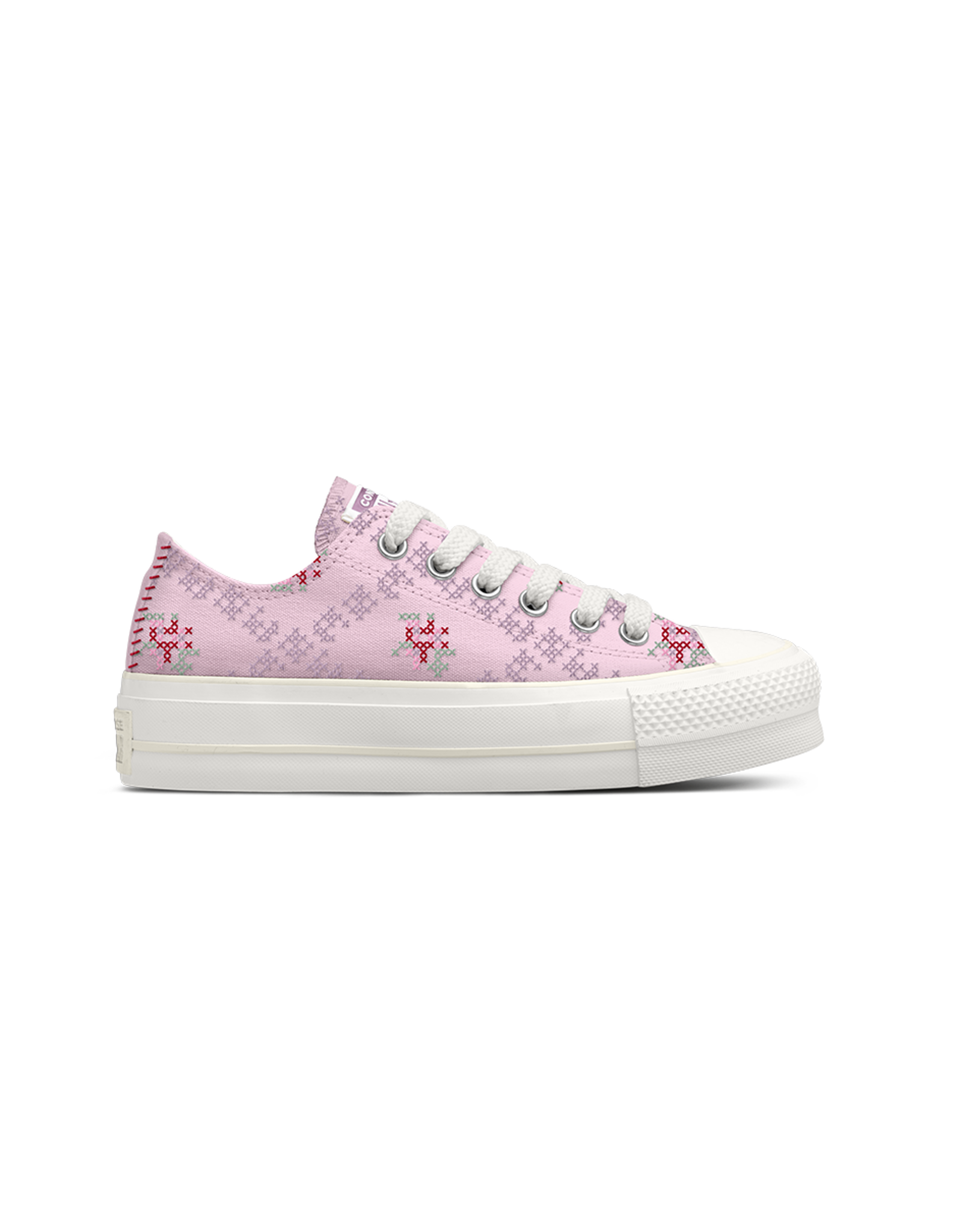 CTAS LIFT OX PLATFORM SUMMIT PINK/WHITE VINTAGE C25LSPX - A13660C