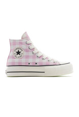 CHUCK TAYLOR LIFT HI GINGHAM VINTAGE WHITE/SUMMIT PINK C25LGR - A13663C