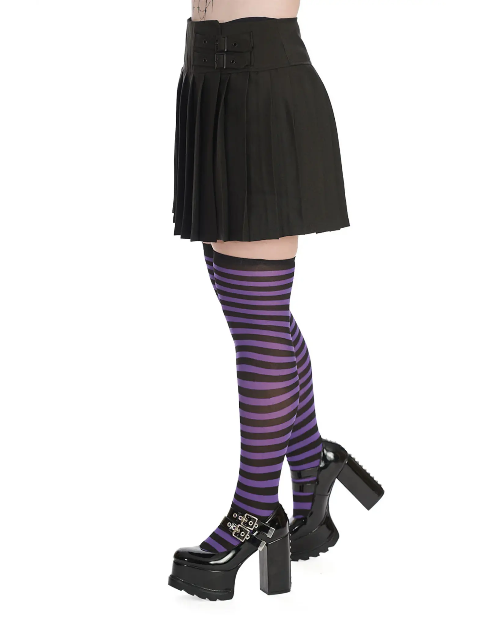 Long Plain Black Skirt