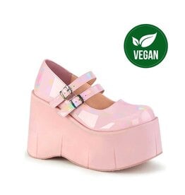 KERA-08 - Baby Pink Hologram4 1/2" Platform Maryjane - D55VP