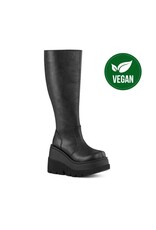 SHAKER-100WC/BVL 4 1/2" Wedge PF Wide Calf Knee High Boot, Inside Zip - D68VBW