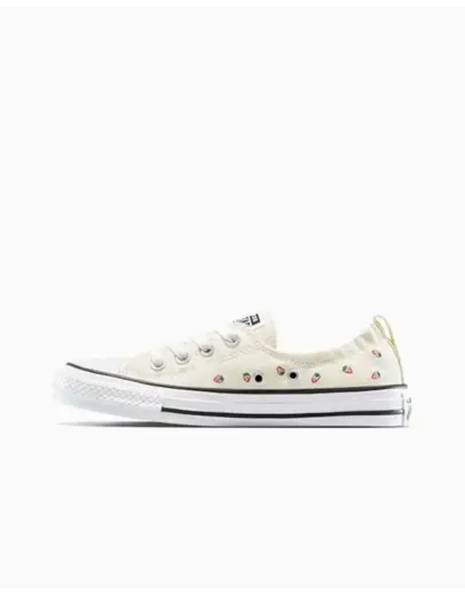 CTAS SHORELINE SLIP STRAWBERRY EMBROIDERED EGRET/SOFT RED/GREEN C25SSS - A14931C