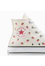 CTAS LIFT HI STRAWBERRY EMBROIDED EGRET/SOFT RED/WHITE C25LSW - A14934C
