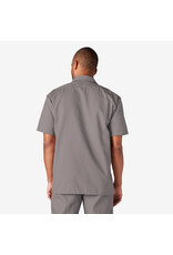 Short Sleeve Work Shirt Silver Grey Original Fit - 1574SV