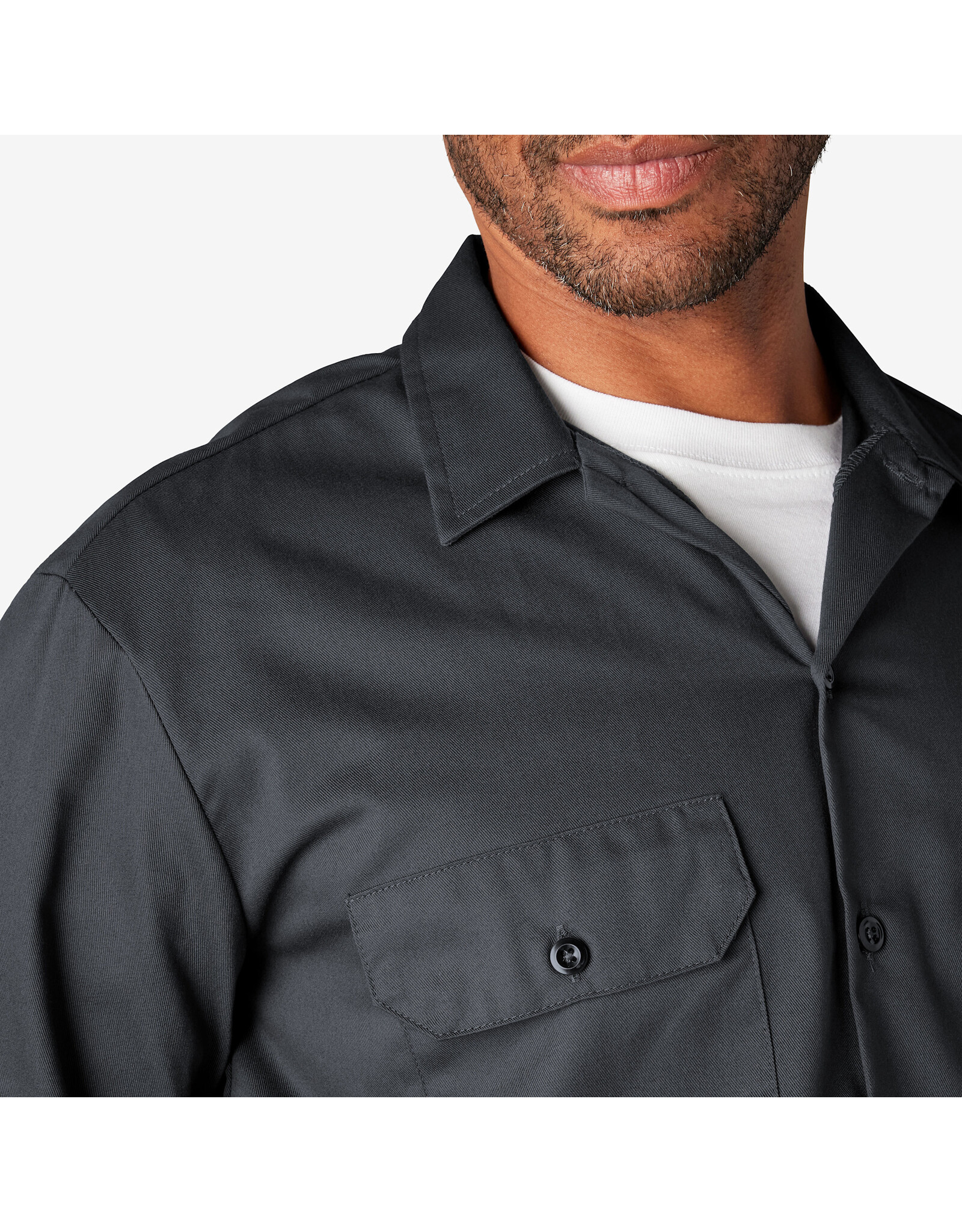 Long Sleeve Work Shirt Charcoal Original Fit - 574CH