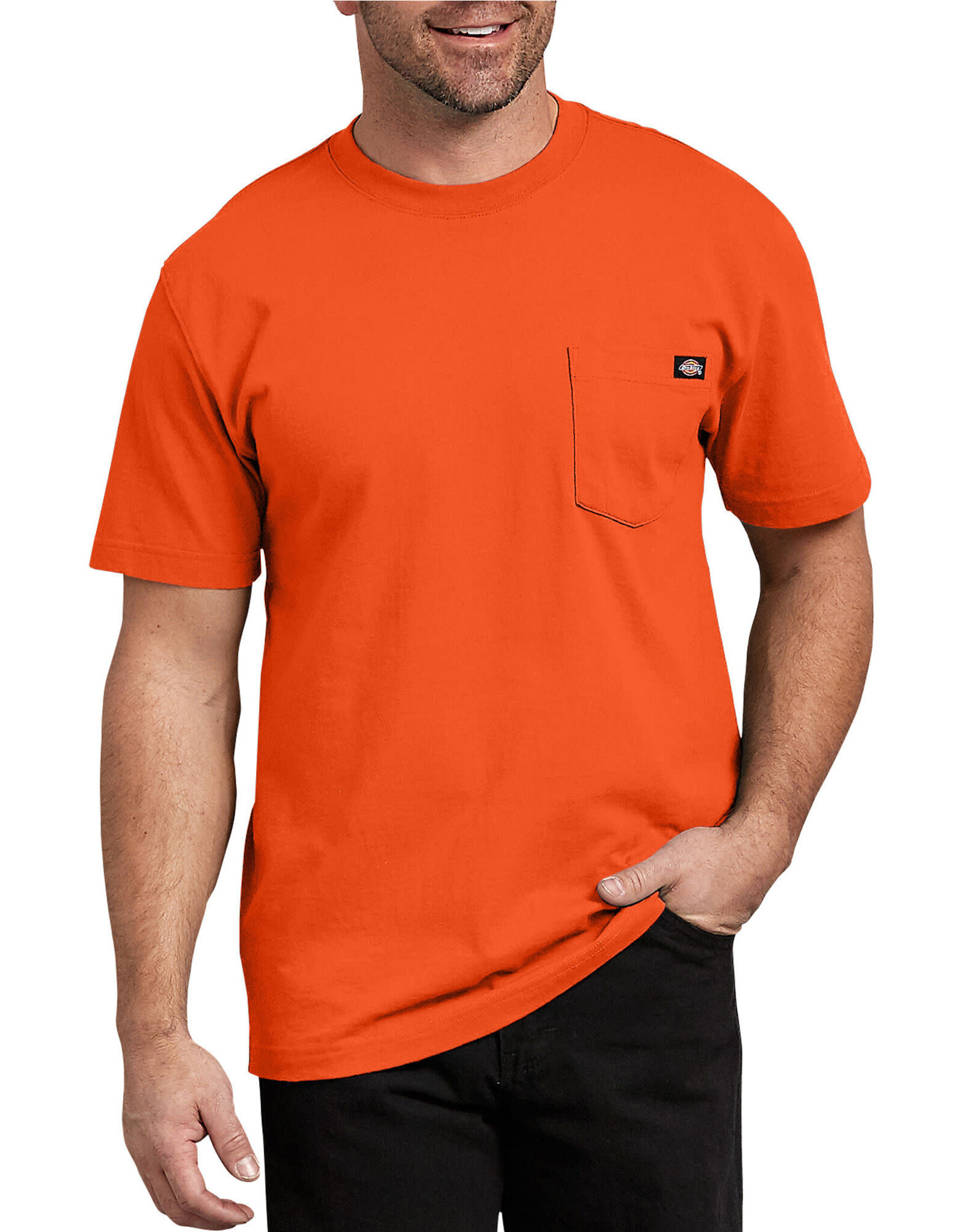 Heavyweight Short Sleeve Pocket T-Shirt Orange - WS450OR