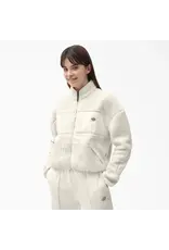 RED CHUTE TEXTURED FLEECE JACKET